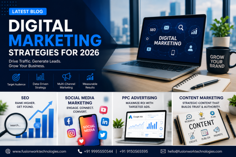 SEO and digital marketing solutions for online business growth with analytics and social media marketing